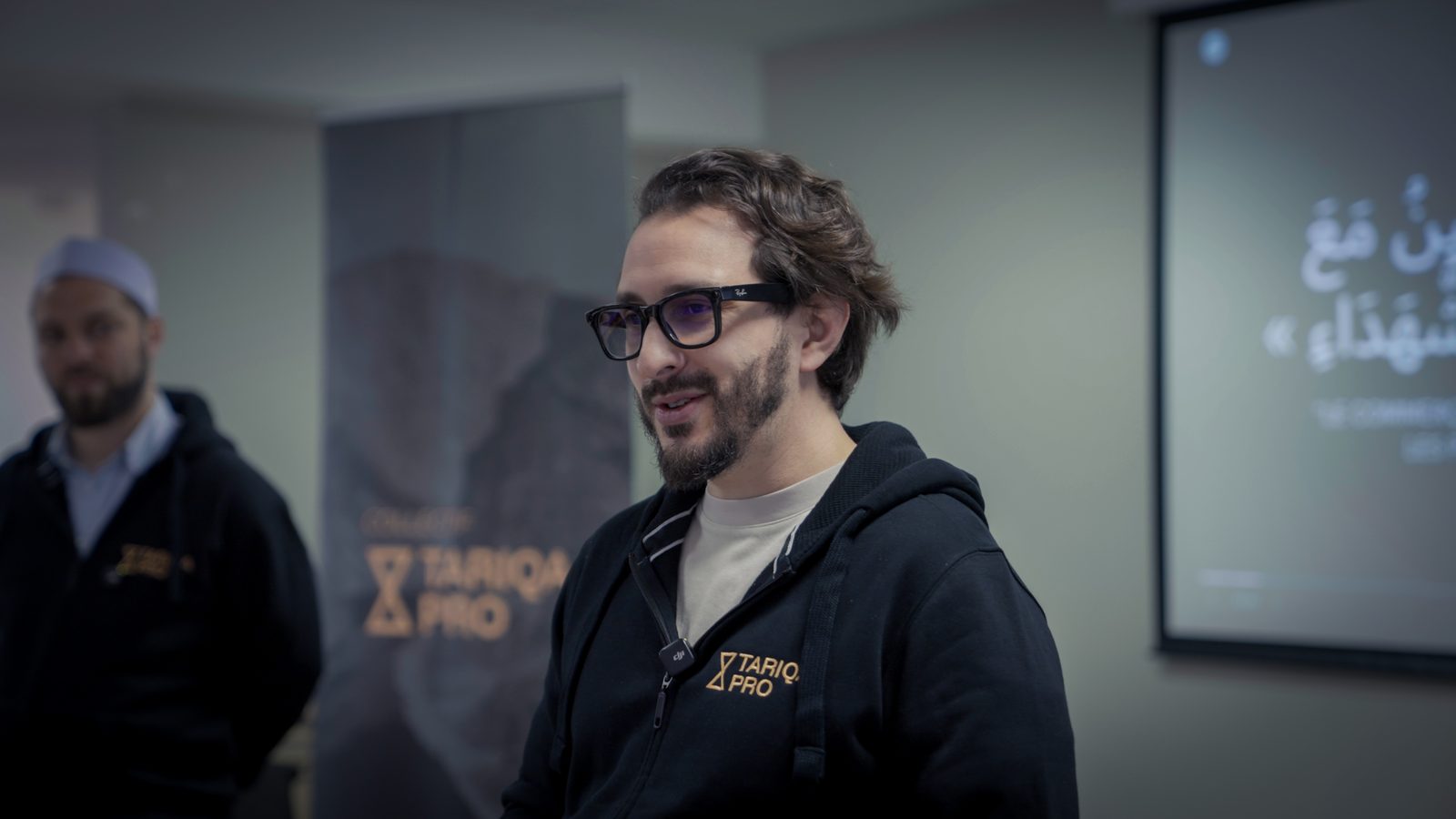 Zaki, fondateur du Collectif Tariqa Pro, lors d'un accompagnement